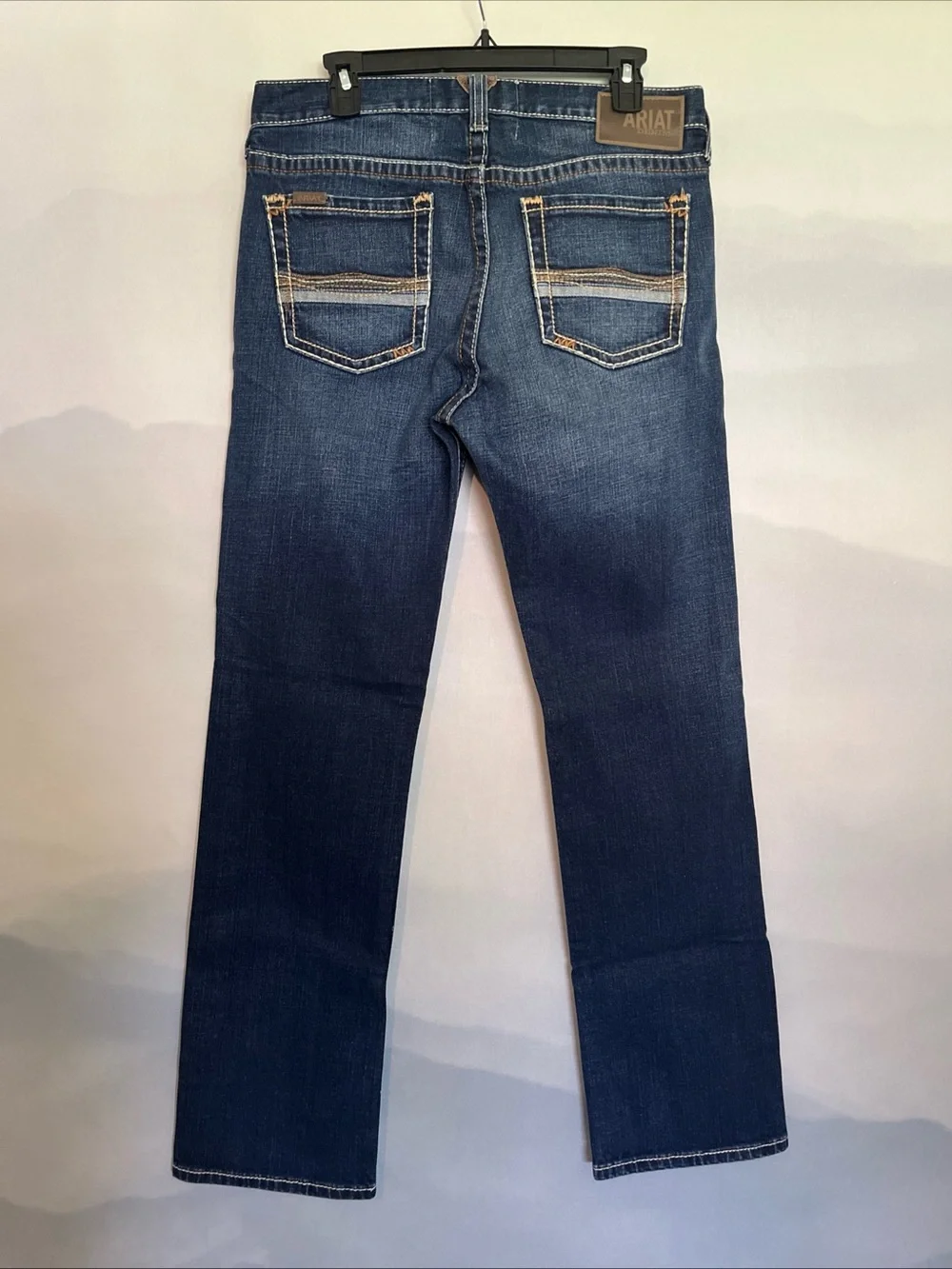 Ariat Men's Dark Blue Straight Jeans